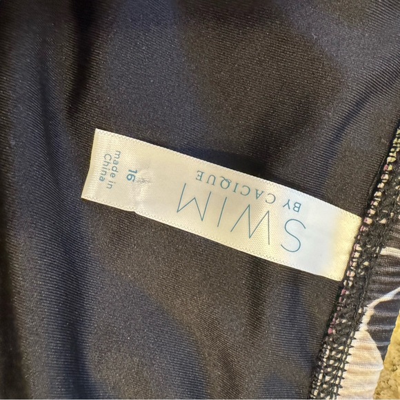 Cacique Black and Green bikini bottoms size 16 NWOT - Picture 5 of 6